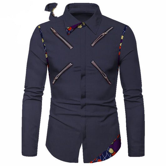 Camisa Casual de Algodón Poliéster Juvenil Blanca con Cuello Solapa - Image 6