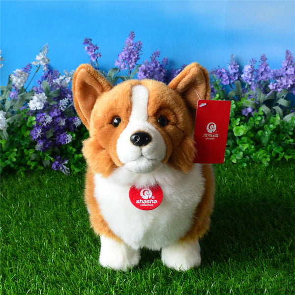 Peluche Corgi Realista - Juguete Simulación Animal Adorable