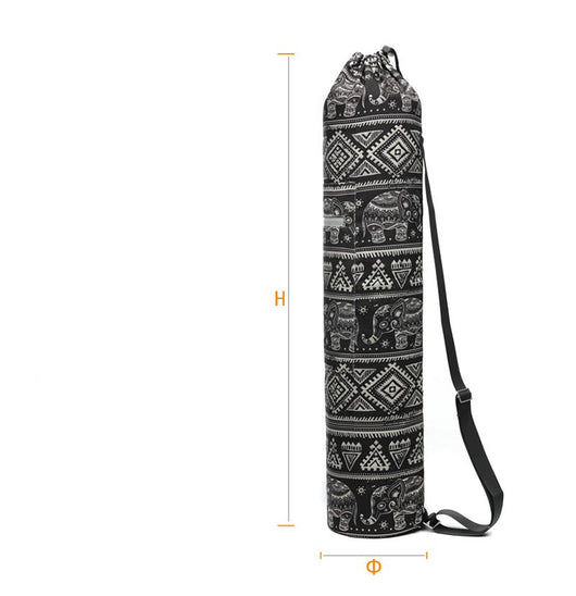 Mochila de yoga en lona estampada - Image 11