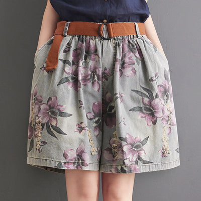 Shorts Anchos de Pierna Estampado para Mujer - Comodidad y Estilo - Image 2
