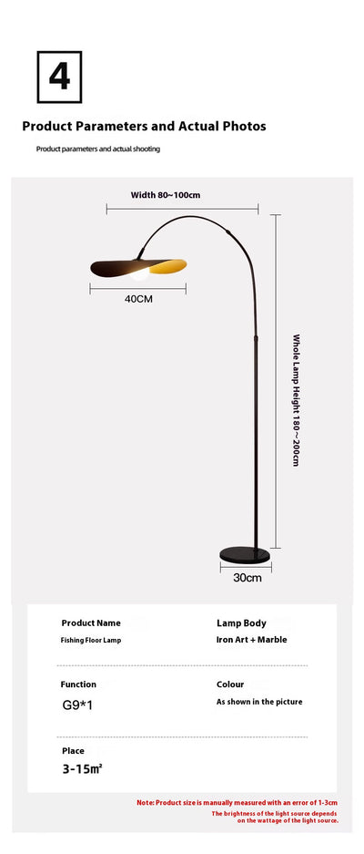 Lámpara de Pie Hat Minimalista Moderna para Sala de Estar - Image 8