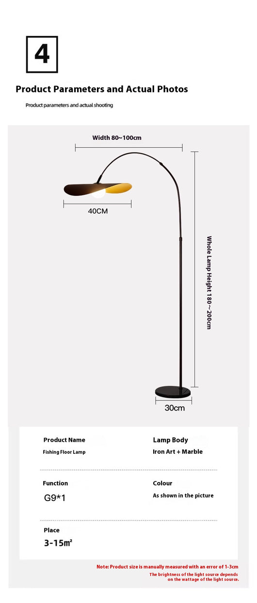 Lámpara de Pie Hat Minimalista Moderna para Sala de Estar - Image 8
