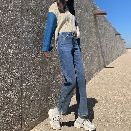 Jeans Petite de Cintura Alta Elásticos Versátiles para Mujer - Image 2
