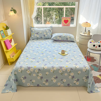 Sábana de Algodón Estampado Floral Ins Style - Image 10
