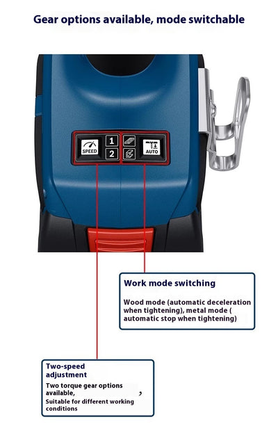 Destornillador Eléctrico Recargable de Litio con Cabeza Compacta - Image 8
