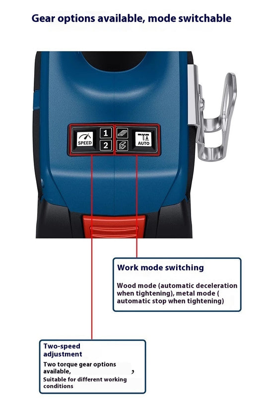 Destornillador Eléctrico Recargable de Litio con Cabeza Compacta - Image 8