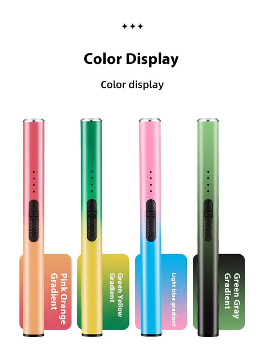 Encendedor Eléctrico Recargable con Gradiente de Color - Image 12