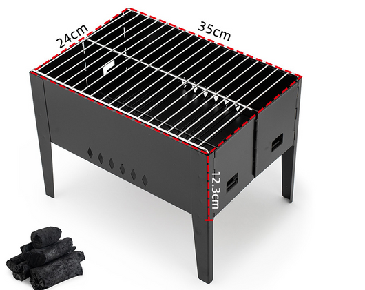 Asador Portátil Plegable con Horno para Exterior - Image 4