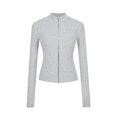 Cardigan Ajustado con Cuello de Pie y Cintura Marcada - Image 9