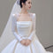 Vestido de Novia Satinado con Mangas Largas
