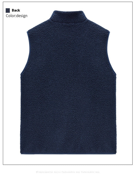 Chaleco de Terciopelo Teddy Liso para Hombre - Image 18