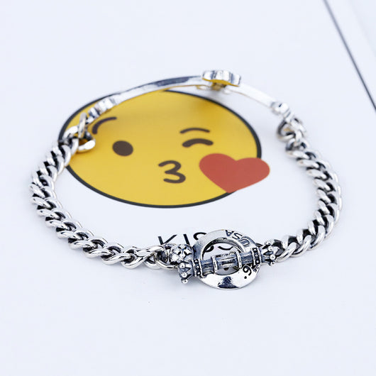 Pulsera de Plata Esterlina con Cruz para Hombre y Mujer - Image 2