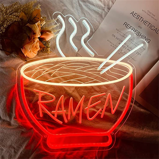 Luz LED de Pared con Diseño de Formas Creativas y Fideos