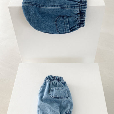 Shorts de Mezclilla Estilo Coreano para Bebé y Niño Pequeño - Image 4