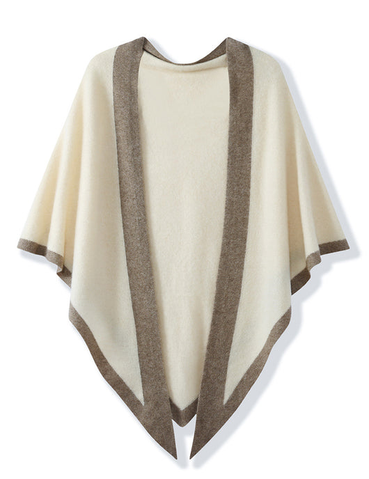 Chal Triangular Oversized en Lana Pura - Image 10