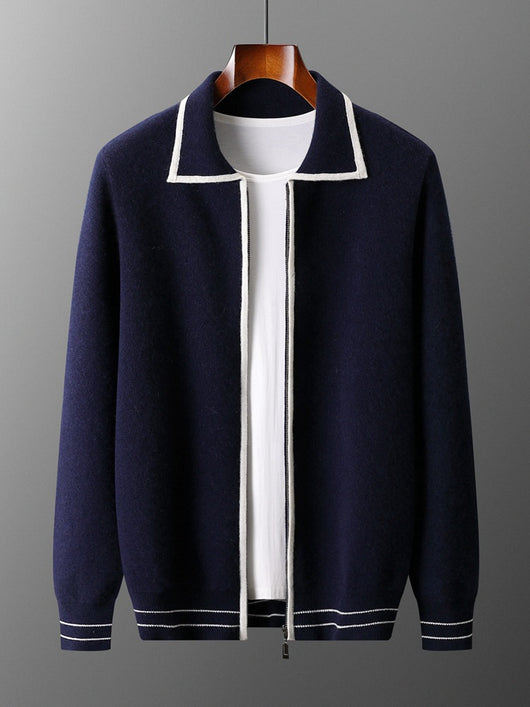 Cardigan de Lana para Hombre Elegante y Sofisticado - Image 2