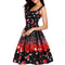 Vestido Columpio con Estampado de Corazón - Diseño Elegante para San Valentín