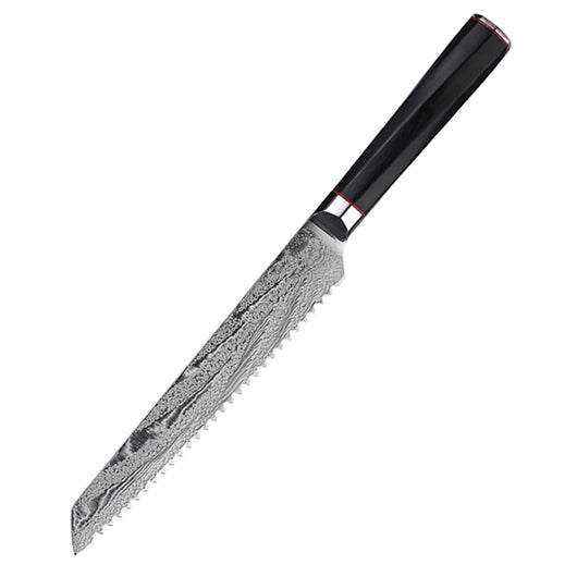 Cuchillo de Pan Damasco Japonés - Acero de Alta Precisión - Image 3