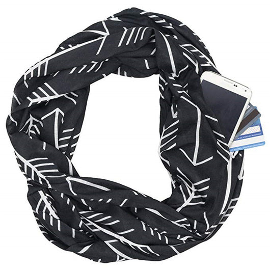 Pañuelo de Bolsillo Gris Oscuro con Estampado de Espina de Pescado - Image 3