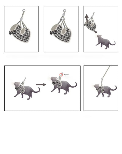 Arnés de Tracción para Gatos con Correas Ajustables Antideslizantes - Image 15
