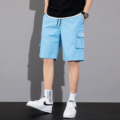Pantalones Cortos Overol Hombre Estilo Verano - Diseño Suelto Trendy - Image 12