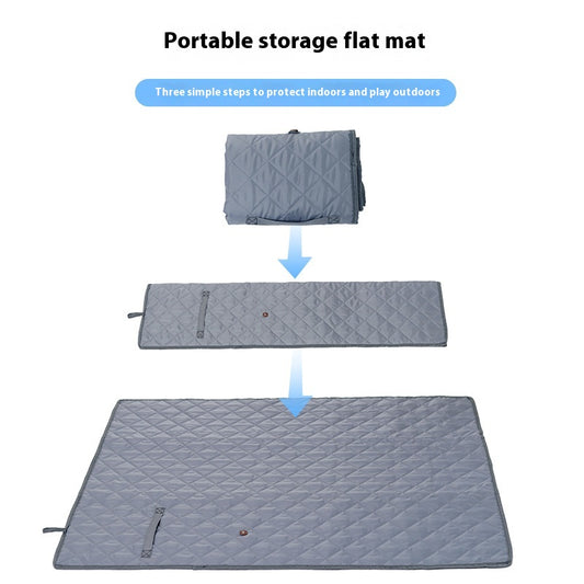 Colchoneta Portátil para Mascotas - Cuatro Estaciones con Almacenamiento - Image 2