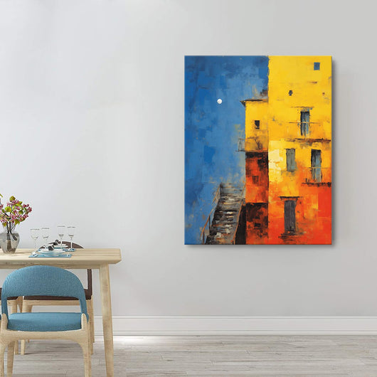 Cuadro Abstracto Moderno Óleo sobre Lienzo - Arte Contemporáneo sin Marco para Sala - Image 12