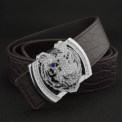 Cinturón de Cuero Casual Tiger Style para Hombre - Image 17