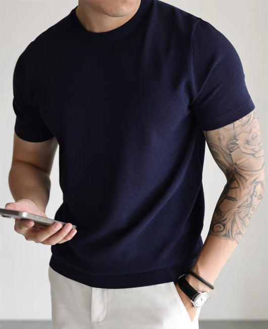 Playera de Trabajo Casual con Cuello Alto Refinado - Image 9