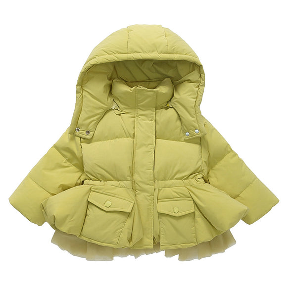 Abrigo Cálido de Plumón para Niña - Colección Invierno
