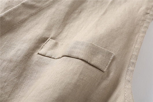 Chaleco Estilo Japonés de Algodón - Chaqueta Suelta y Casual - Image 15