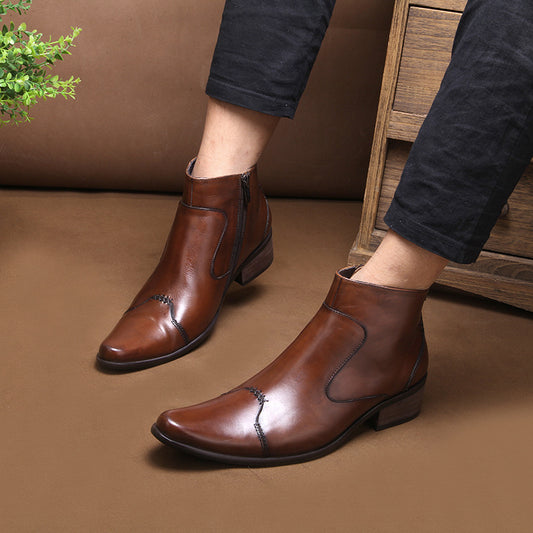 Botas Coreanas para Hombre - Estilo Peluquero Fashion