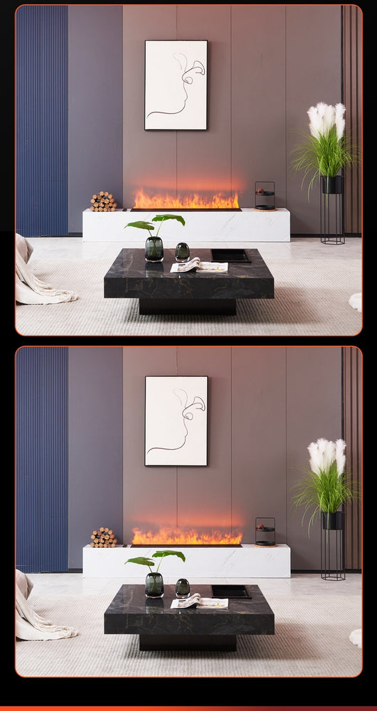 Chimenea Eléctrica 3D con Atomización Multicolor - Decoración Moderna del Hogar - Image 23
