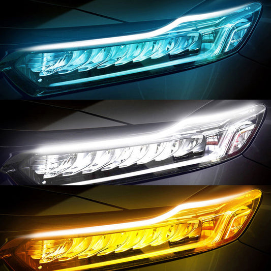 Tira LED Bicolor de Flujo Luminoso Ultra Delgada para Automóvil