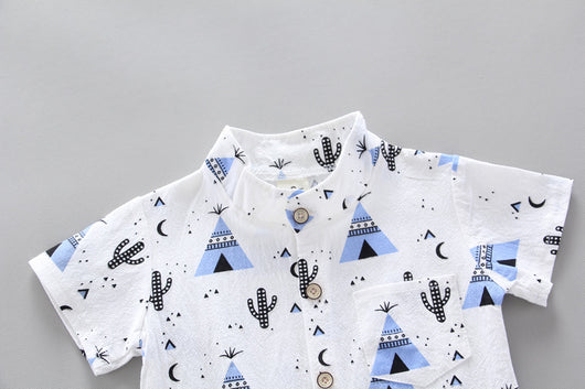 Conjunto de Camisa Triangular Manga Corta - Image 7