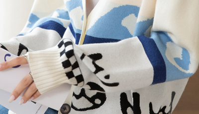 Cardigan Tejido Estampado para Mujer - Colección Otoño - Image 8