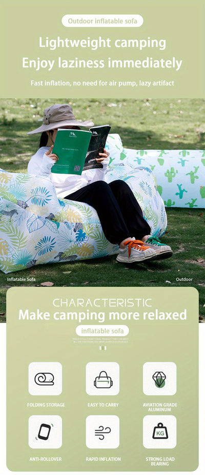 Sofá Inflable Portátil para Camping y Playa - Cómodo y Ligero - Image 16