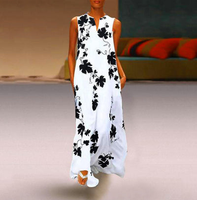Vestido Casual Mariposa sin Mangas - Image 9