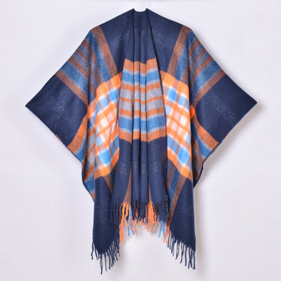 Chal con Borlas y Diseño Escocés Jacquard - Image 24