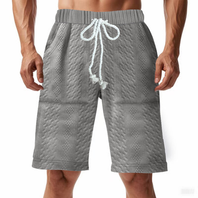 Shorts de Punto Jacquard Holgados para Hombre - Image 5