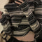 Top Cropped a Rayas Estilo Hip Hop Otoño para Mujer