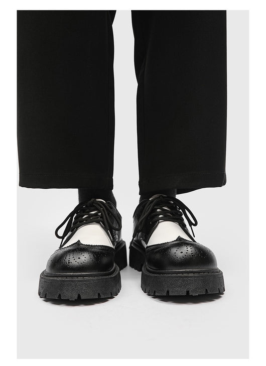 Zapatos de Cuero Casual con Tallado Brogue para Hombre - Image 17