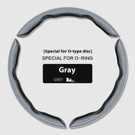 Funda para Volante de Gamuza Absorbente con Patrón Fibra de Carbono - Image 9