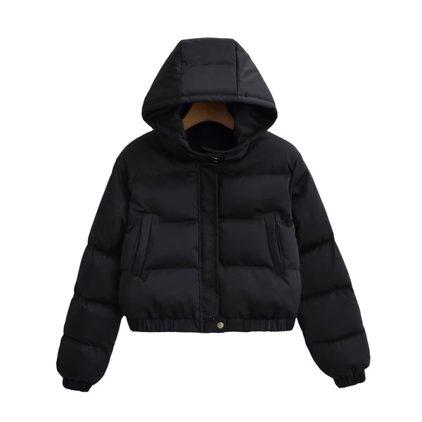 Chaqueta Hoodie Suelta Retro Casual de Manga Larga