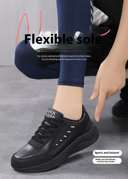 Tenis Casuales para Mujer Punta Redonda Suela Plana Cómodos - Image 11
