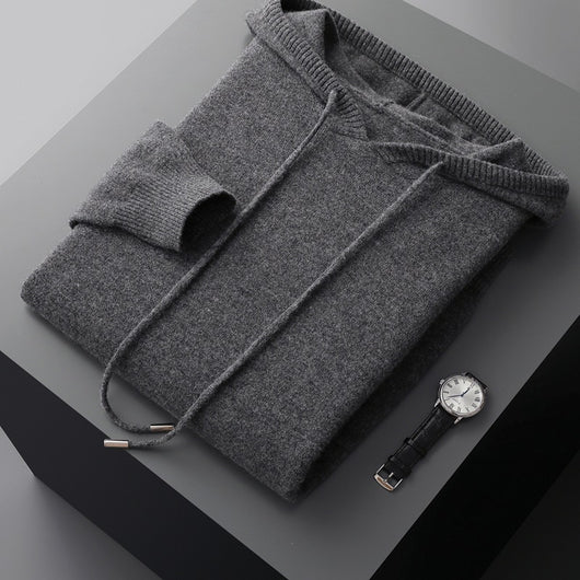 Sudadera Hoodie de Cashmere para Hombre - Diseño Oversize Otoño Invierno - Image 5