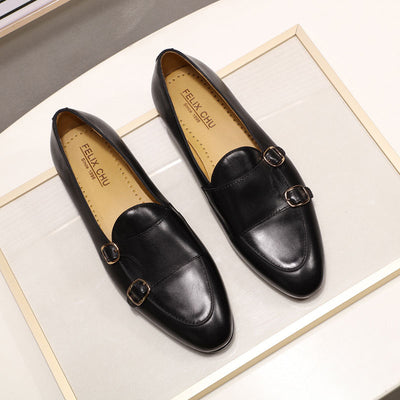Zapatos de Cuero para Hombre con Doble Hebilla - Piel Genuina Premium - Image 19