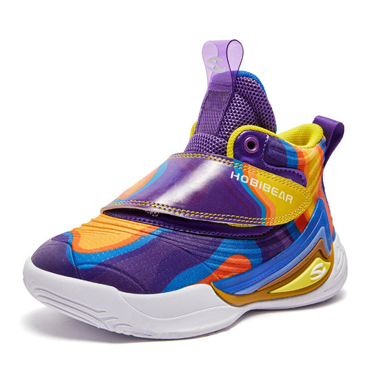 Zapatillas de Baloncesto Infantiles Ligeras con Cuero Transpirable - Image 7