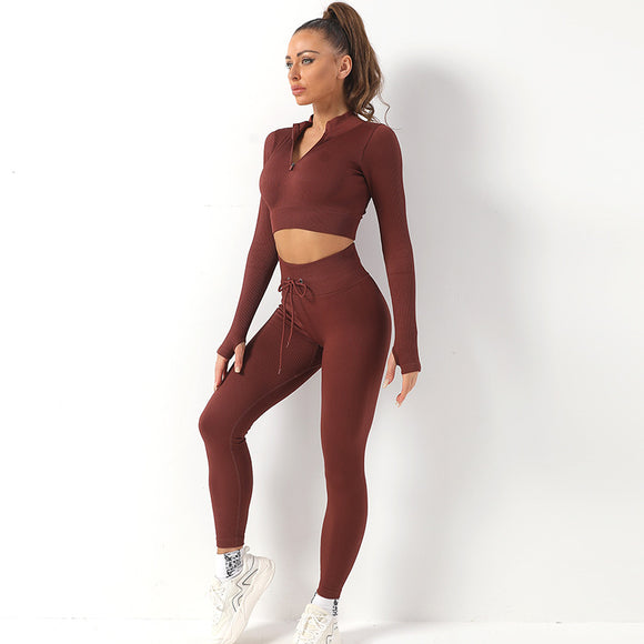 Pantalones Yoga Levantacaderas con Cordón Ajustable
