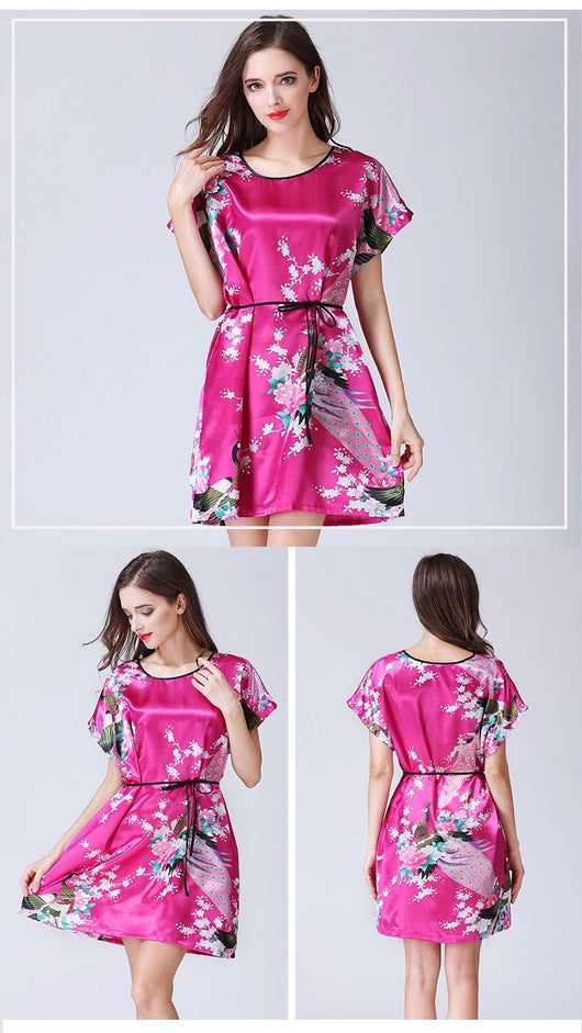 Pijama de Satén de Seda para Mujer Talla Grande - Image 3